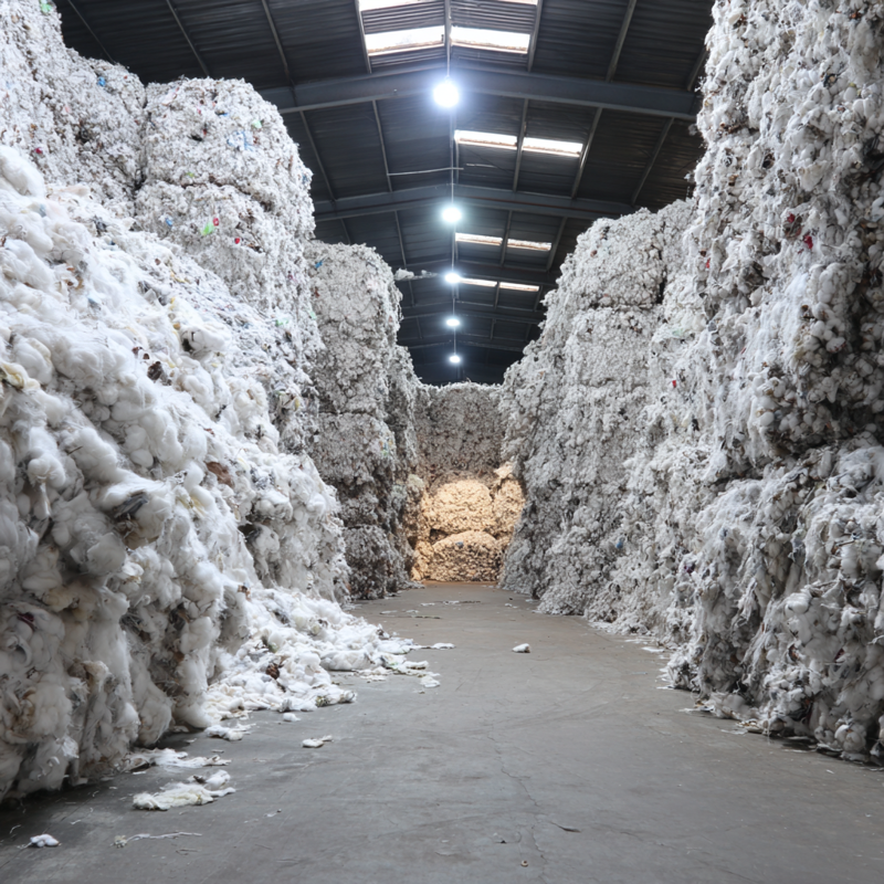 500kg Cotton Cutting Waste - Clean